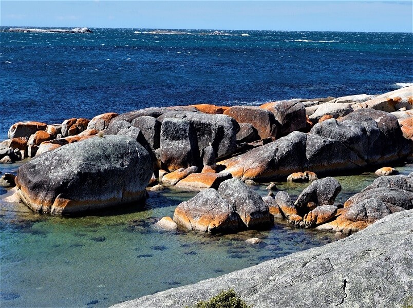 Bay of Fires in Tasmania, Australia