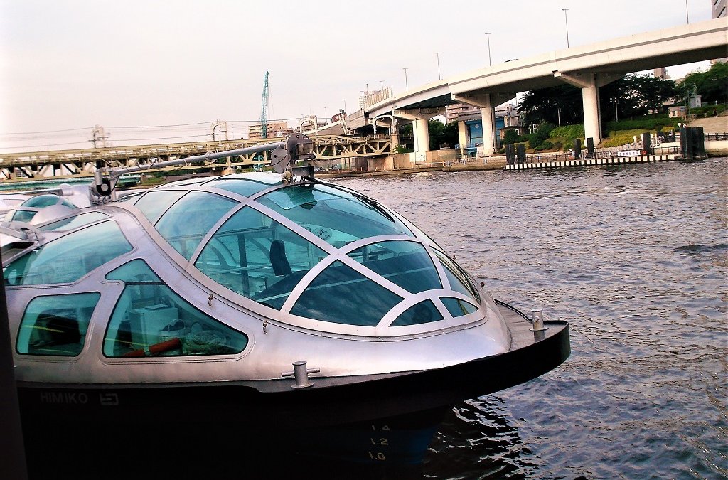 Himiko waterbus in Odaiba, Japan