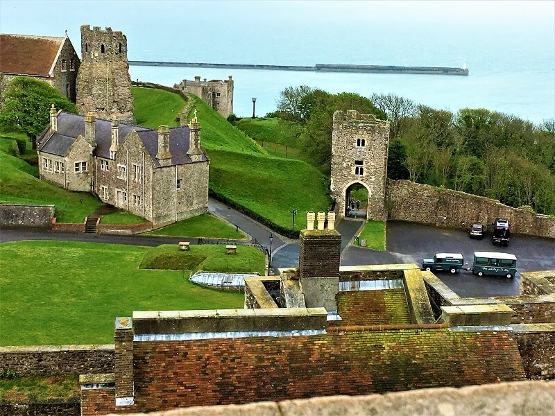 Dover Castle - view from the top