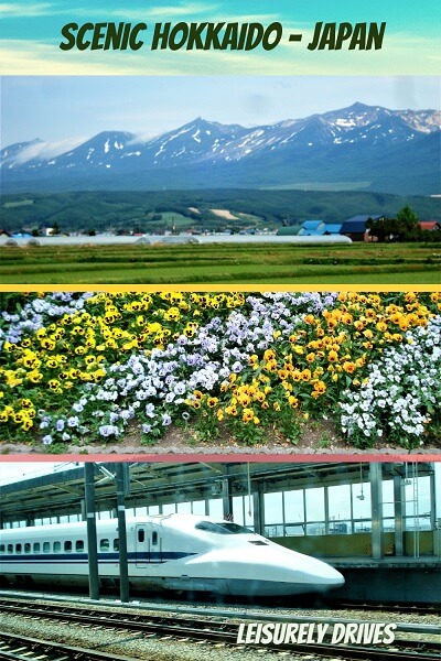 Bullet train in Hokkaido, Japan