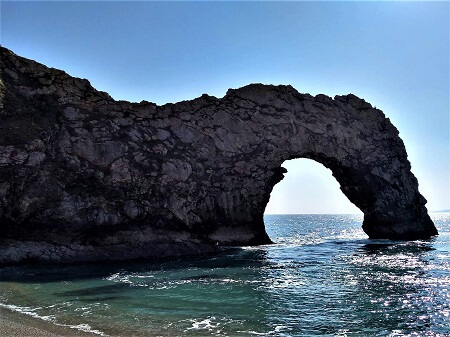 Durdle door in Dorset