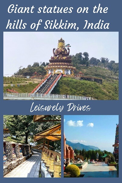 Huge Statues on Sikkim hills