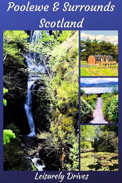 Victoria falls in Poolewe, Scotland